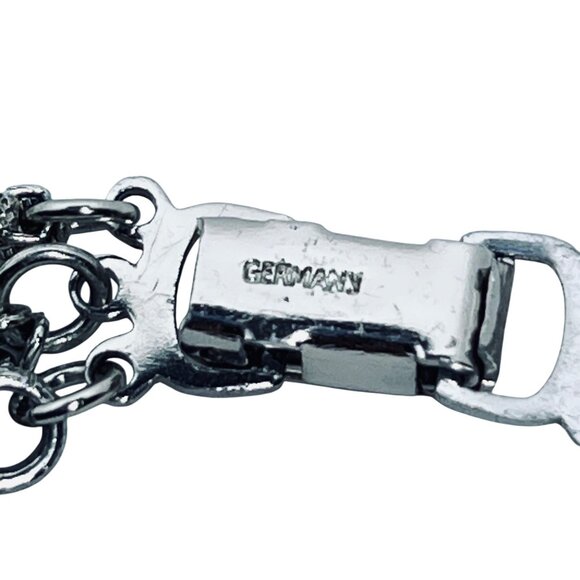 Emmons 5 Strand Silver Tone Cable Chain Necklace (5536) - Picture 5 of 5